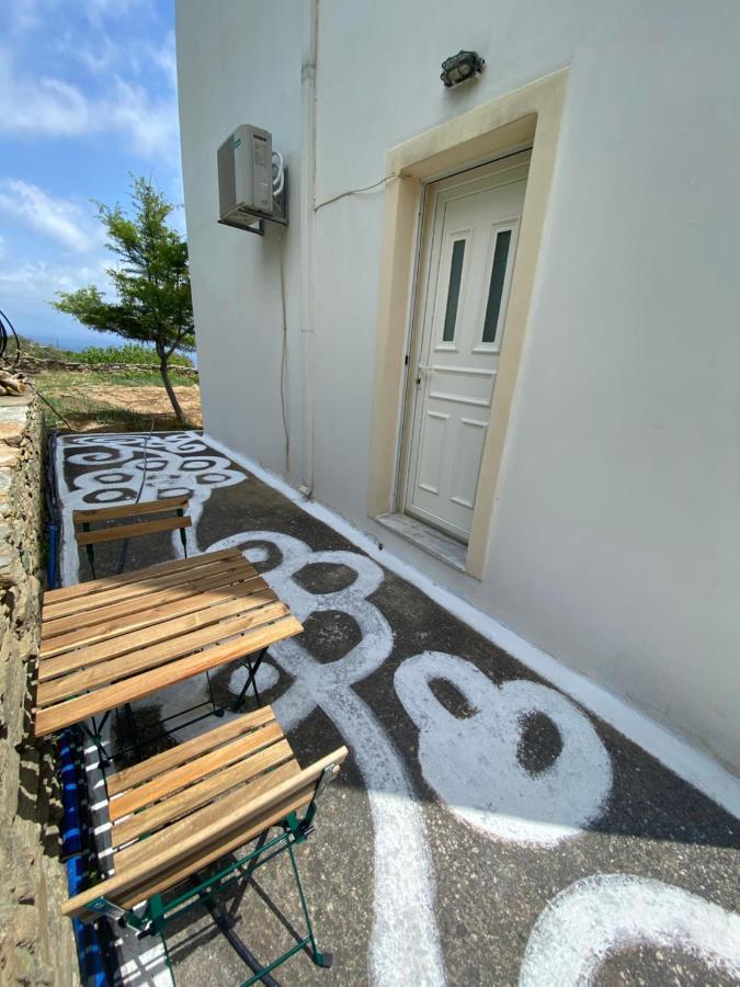 Andros Vineyard House With Sea View Lejlighed Sineti Eksteriør billede